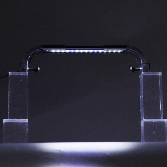 2.5W 18cm Adjustable 2835 LED Aquarium Fish Tank Super Slim Light Lamp Black 2.5W 18cm Adjustable 2835 LED Aquarium Fish Tank Super Slim Light Lamp Black