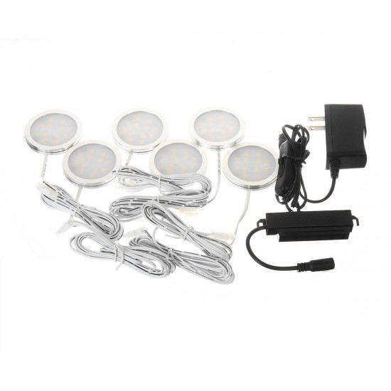 2.5W 6-In-1 LED Under Cabinet Light Ceiling Panel Down Slim Kitchen Cupboard Recessed Lamp DC12V 2.5W 6-In-1 LED Under Cabinet Light Ceiling Panel Down Slim Kitchen Cupboard Recessed Lamp DC12V