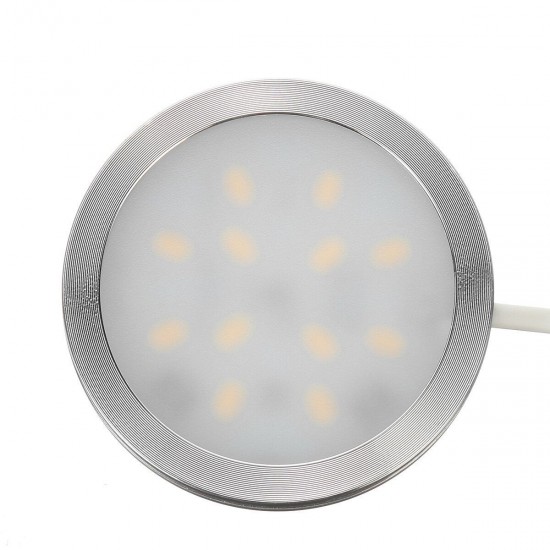 2.5W 6-In-1 LED Under Cabinet Light Ceiling Panel Down Slim Kitchen Cupboard Recessed Lamp DC12V