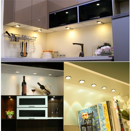 2.5W 6-In-1 LED Under Cabinet Light Ceiling Panel Down Slim Kitchen Cupboard Recessed Lamp DC12V 2.5W 6-In-1 LED Under Cabinet Light Ceiling Panel Down Slim Kitchen Cupboard Recessed Lamp DC12V