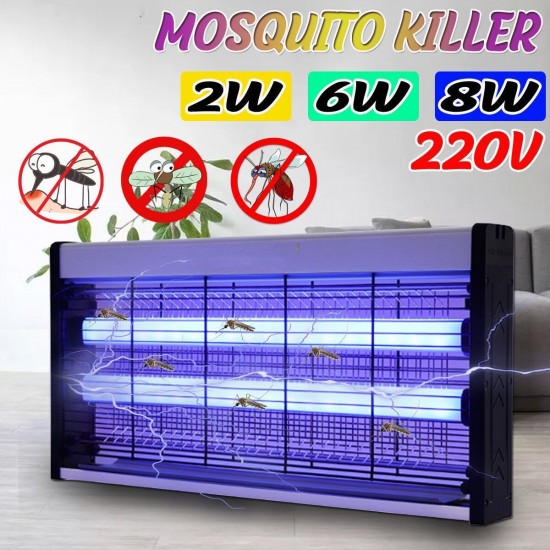 2/6/8W Electric Mosquito Fly Killer Bug Insect Zapper UV Home Pest Catcher Trap 2/6/8W Electric Mosquito Fly Killer Bug Insect Zapper UV Home Pest Catcher Trap