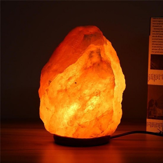 28 X 17CM Himalayan Glow Hand Carved Natural Crystal Salt Night Lamp Table Light With Dimmer Switch