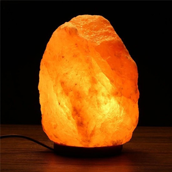 28 X 17CM Himalayan Glow Hand Carved Natural Crystal Salt Night Lamp Table Light With Dimmer Switch