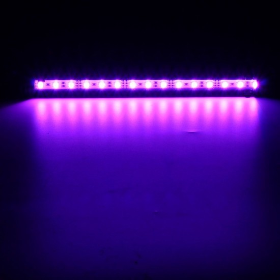 28CM 4.5W SMD5050 RGB LED Aquarium Fish Tank Light Color Changing Bar Submersible Lamp + 44Keys Remote Control