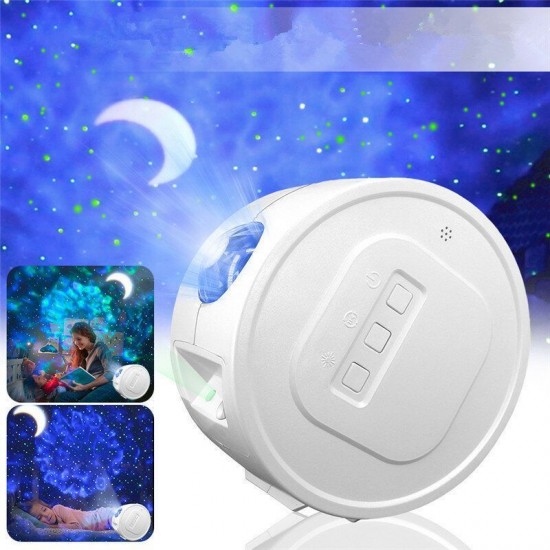 3 In 1 USB LED Galaxy Starry Night Light Sky Projector Ocean Wave Star Lamp 3 In 1 USB LED Galaxy Starry Night Light Sky Projector Ocean Wave Star Lamp