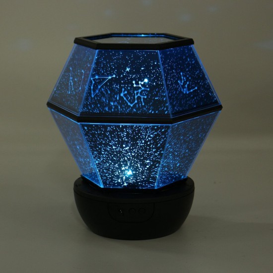 3 Styles Colorful Starry Sky Light LED Projector Music Romantic Lamp Night Light