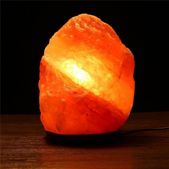 30 X 18CM Himalayan Glow Hand Carved Natural Crystal Salt Night Lamp Table Light With Dimmer Switch