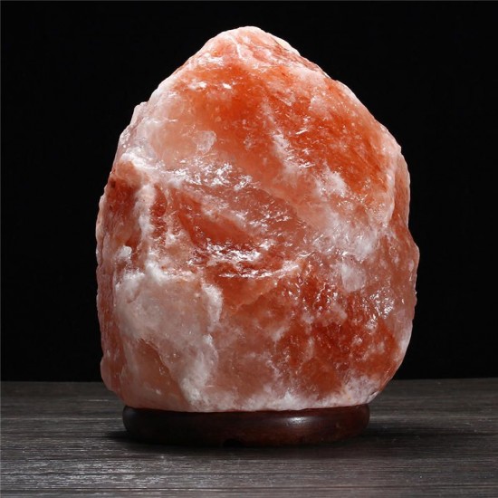 30 X 18CM Natural Himalayan Ionic Air Purifier Crystal Salt Lamp Table Night Light