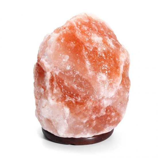 30 X 18CM Natural Himalayan Ionic Air Purifier Crystal Salt Lamp Table Night Light