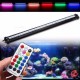 35CM RGB SMD5050 Rigid LED Strip Light Air Bubble Aquarium Fish Tank Lamp + Remote Control AC220V