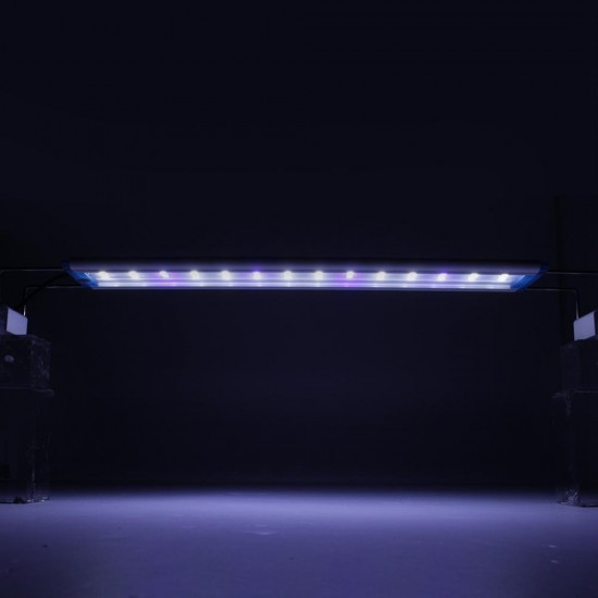 38.5CM Aluminum Adjustable LED Aquarium Light Fish Tank Panel Lamp Blue+White AC220V 38.5CM Aluminum Adjustable LED Aquarium Light Fish Tank Panel Lamp Blue+White AC220V