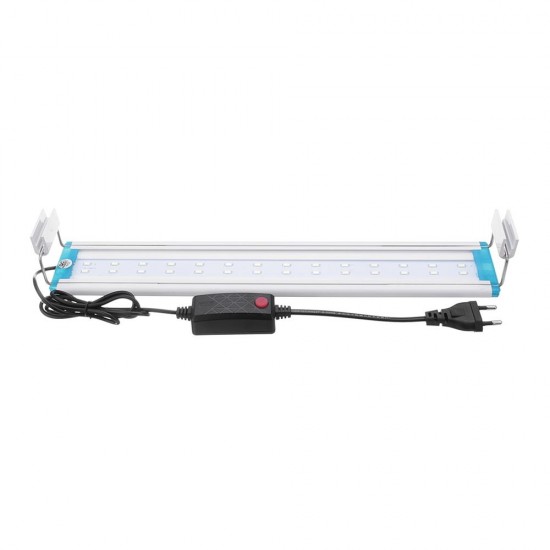 38.5CM Aluminum Adjustable LED Aquarium Light Fish Tank Panel Lamp Blue+White AC220V 38.5CM Aluminum Adjustable LED Aquarium Light Fish Tank Panel Lamp Blue+White AC220V