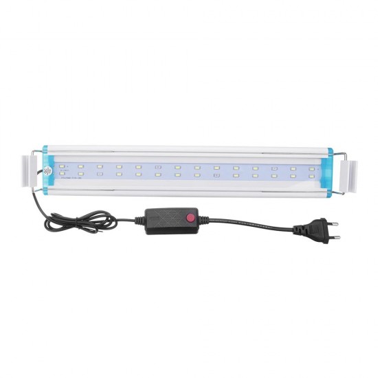 38.5CM Aluminum Adjustable LED Aquarium Light Fish Tank Panel Lamp Blue+White AC220V 38.5CM Aluminum Adjustable LED Aquarium Light Fish Tank Panel Lamp Blue+White AC220V