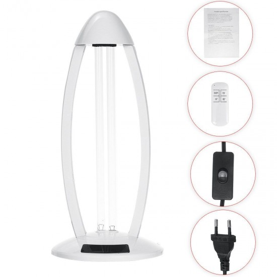 38W UVC Ozone Ultraviolet Germicidal Lamp Remote UV Sterilization Quartz Lights LED UV Lamp 38W UVC Ozone Ultraviolet Germicidal Lamp Remote UV Sterilization Quartz Lights LED UV Lamp