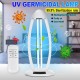 38W UVC Ozone Ultraviolet Germicidal Lamp Remote UV Sterilization Quartz Lights LED UV Lamp