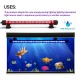 38cm bluetooth APP RGB LED Aquarium Fish Tank Lights Submersible Strip Bar Lamp