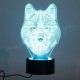 3D Animal Wolf Touch Control Table Lamp 7 Color Changing LED Night Light Home Decor 3D Animal Wolf Touch Control Table Lamp 7 Color Changing LED Night Light Home Decor