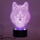 3D Animal Wolf Touch Control Table Lamp 7 Color Changing LED Night Light Home Decor 3D Animal Wolf Touch Control Table Lamp 7 Color Changing LED Night Light Home Decor