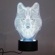 3D Animal Wolf Touch Control Table Lamp 7 Color Changing LED Night Light Home Decor 3D Animal Wolf Touch Control Table Lamp 7 Color Changing LED Night Light Home Decor