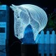 3D Art Horse Head 7 Color Changing Bulding LED Night Lamp Light Bedroom Xmas Gift 3D Art Horse Head 7 Color Changing Bulding LED Night Lamp Light Bedroom Xmas Gift