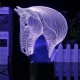 3D Art Horse Head 7 Color Changing Bulding LED Night Lamp Light Bedroom Xmas Gift 3D Art Horse Head 7 Color Changing Bulding LED Night Lamp Light Bedroom Xmas Gift