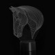 3D Art Horse Head 7 Color Changing Bulding LED Night Lamp Light Bedroom Xmas Gift