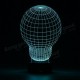 3D Color Changing LED Desk Table Lamp Remote Acrylic USB Night Light Christmas Gift