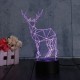 3D Deer LED Table Desk Light USB 7 Color Changing Night Lamp Home Decor