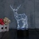 3D Deer LED Table Desk Light USB 7 Color Changing Night Lamp Home Decor