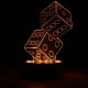 3D Dice Shape RGB USB Night Light Color Changing LED Table Lamp + 24 Key Controller Xmas Gift 3D Dice Shape RGB USB Night Light Color Changing LED Table Lamp + 24 Key Controller Xmas Gift