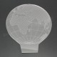 3D Earth Globe Night Light 7 Color Changing USB LED Table Lamp Home Decor