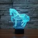 3D Horse LED Lamp 7 Color Change Touch Sensor Night Light Christmas Gift Party Decor