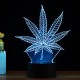 3D LED Maple Leaf Table Lamp Remote Control Touch Night Light Color Change Gift