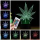 3D LED Maple Leaf Table Lamp Remote Control Touch Night Light Color Change Gift 3D LED Maple Leaf Table Lamp Remote Control Touch Night Light Color Change Gift