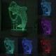 3D Multicolor LED Dolphin Pattern Night Light Lamp with Switch Home Party Decor 220V 3D Multicolor LED Dolphin Pattern Night Light Lamp with Switch Home Party Decor 220V