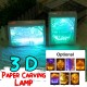 3D Paper Carving Lamp Art Creative LED Night Light Birthday Gift Romantic Decor 3D Paper Carving Lamp Art Creative LED Night Light Birthday Gift Romantic Decor