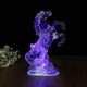 3D RGB LED Desk Lamp Night light Horse Ornament For Home Car Party Wedding