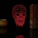 3D Skull LED Table Desk Light USB 7 Color Changing Night Lamp Home Decor 3D Skull LED Table Desk Light USB 7 Color Changing Night Lamp Home Decor