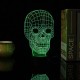 3D Skull LED Table Desk Light USB 7 Color Changing Night Lamp Home Decor