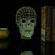 3D Skull LED Table Desk Light USB 7 Color Changing Night Lamp Home Decor