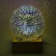 3D USB Magic Base Glass Ball Sphere Lightning Lamp Night Light Party Festival Firework