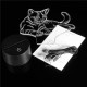 3D USB/Battery Powered Cute Cat 7 Colors Change LED Desk Lamps Touch Switch Night Light