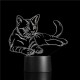 3D USB/Battery Powered Cute Cat 7 Colors Change LED Desk Lamps Touch Switch Night Light 3D USB/Battery Powered Cute Cat 7 Colors Change LED Desk Lamps Touch Switch Night Light