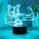 3D USB/Battery Powered Cute Cat 7 Colors Change LED Desk Lamps Touch Switch Night Light 3D USB/Battery Powered Cute Cat 7 Colors Change LED Desk Lamps Touch Switch Night Light