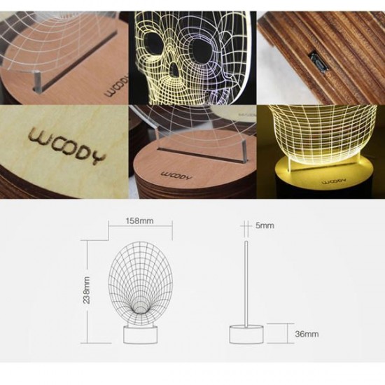 3D Visual LED Small Table Night Light For Holiday Valentines Day 3D Visual LED Small Table Night Light For Holiday Valentines Day