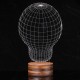 3D Visual LED Table Lamp Energy Saving Wooden Night Lamp For Holiday 3D Visual LED Table Lamp Energy Saving Wooden Night Lamp For Holiday
