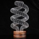 3D Visual LED Table Lamp Energy Saving Wooden Night Lamp For Holiday 3D Visual LED Table Lamp Energy Saving Wooden Night Lamp For Holiday