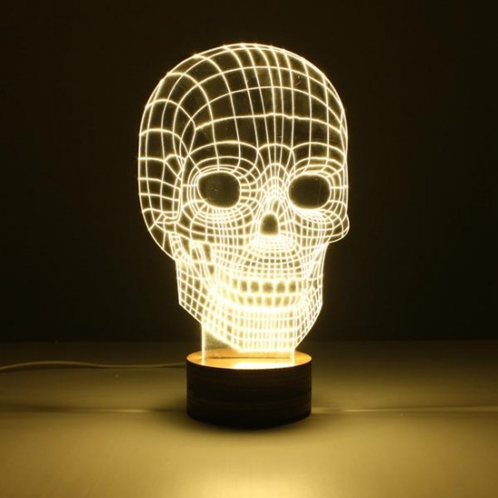 3D Visual LED Table Lamp Energy Saving Wooden Night Lamp For Holiday 3D Visual LED Table Lamp Energy Saving Wooden Night Lamp For Holiday