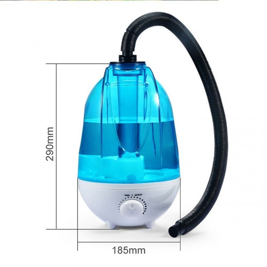 3L Reptile Terrarium Tank Humidifier Fog Generator Fogger Vaporizer 110-220V