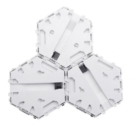 3PCS DIY White Hexagonal Lamp Quantum Modular Touch Sensitive Wall LED Night Light 3PCS DIY White Hexagonal Lamp Quantum Modular Touch Sensitive Wall LED Night Light